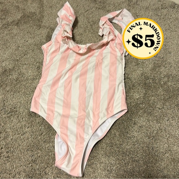 Lolli Other - Ruffle Sleeve One Piece Swimsuit (S)